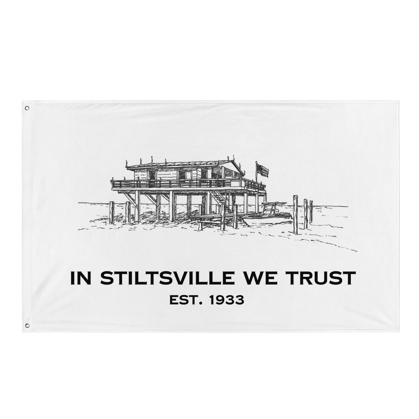 In Stiltsville We Trust Flag